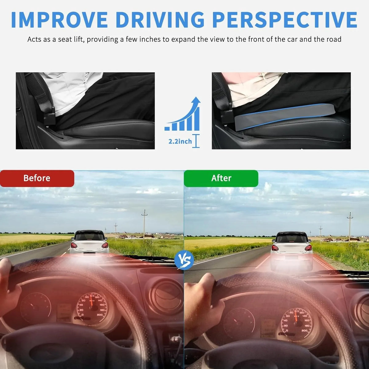 Memory Foam Car Seat Cushion — Sit Comfortably On Every Drive
