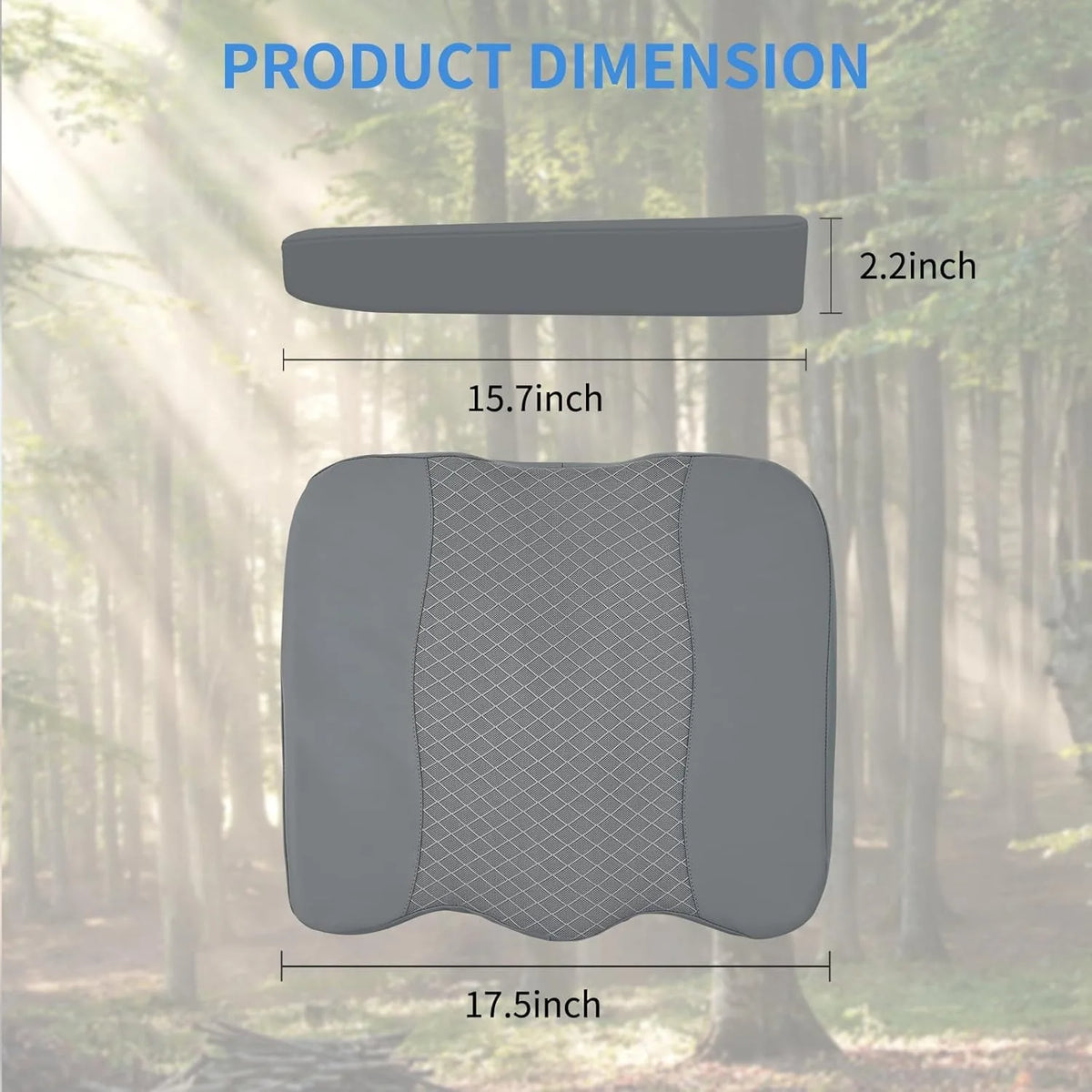 Memory Foam Car Seat Cushion — Sit Comfortably On Every Drive