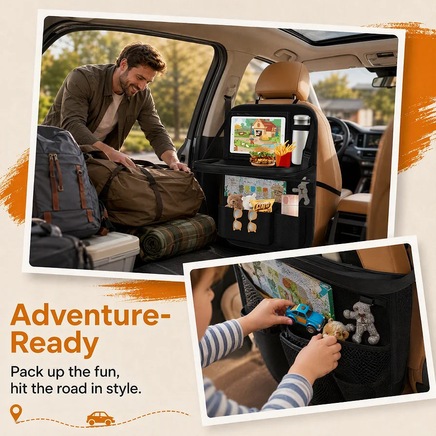 Car Seat Back Organizer — Turn Your Backseat Into Clutter-Free Storage