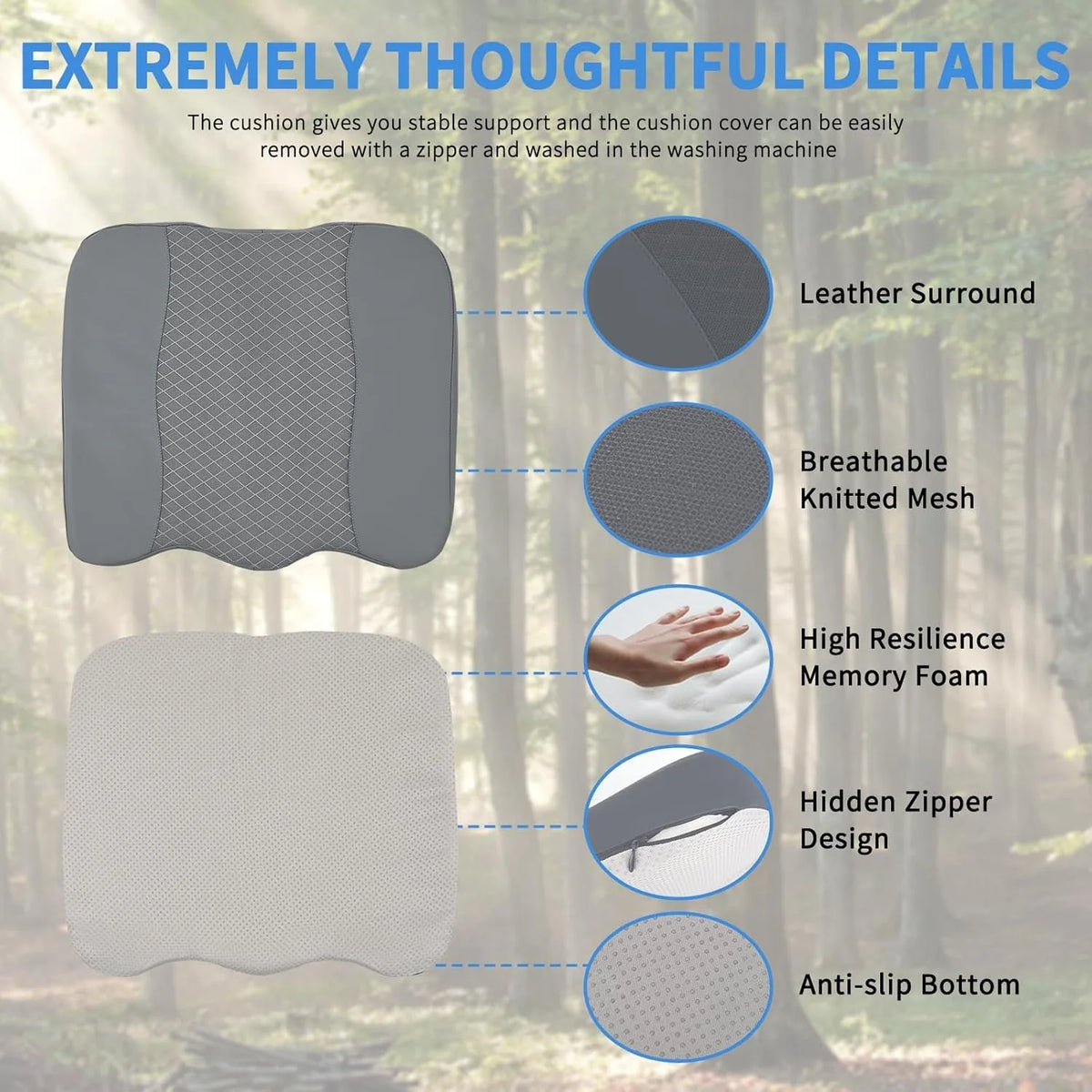 Memory Foam Car Seat Cushion — Sit Comfortably On Every Drive