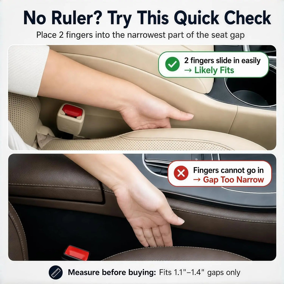 Car Seat Gap Filler Organizer — Stop Losing Your Phone, Keys & Fries Between Seats