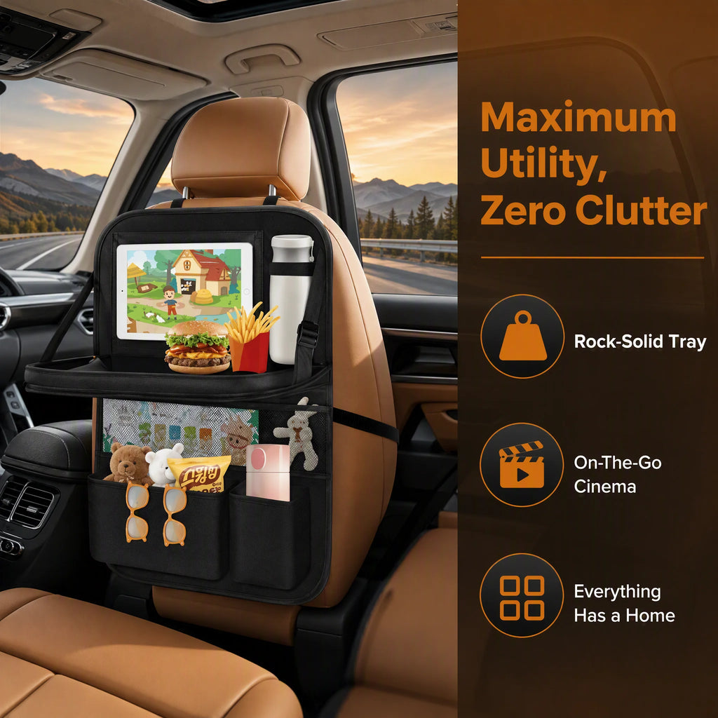 Car Seat Back Organizer — Turn Your Backseat Into Clutter-Free Storage